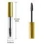 10 Stück 10ml Leere Mascara Tube und Wand, DIY Mascara Behälter mit Verschluss, Eyelash Tubes Flaschen mit Gummidichtungen und Siebtröpfen Set für Rizinusöl (Gold)