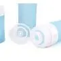 3Pcs Round Silicon Leakproof Travel bottles Empty Refillable Squeeze Containers Tubes Perfect for Carry-on Luggage Liquid Toiletries and Cream Blue (60ml/2oz) 3Pcs Round Silicon Leakproof Travel bottles Empty Refillable Squeeze Containers Tubes Perfect for Carry-on Luggage Liquid Toiletries and Cream Blue (60ml/2oz)