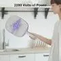 Solove Bug Zapper Schläger für Innen- und Außenbereich, USB-ladbarer elektrischer Fliegenvernichter für Fliegen, Käfer, Schädlinge, Insekten, Mücken, Fliegenvernichter für Zuhause, Garten, Camping (Grau)