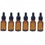 6 Pièces Flacons en Verre Ambrés avec Pipette pour Huile Essentielle, Parfum, Cosmétiques, 15ml/0.5oz 6 Pièces Flacons en Verre Ambrés avec Pipette pour Huile Essentielle, Parfum, Cosmétiques, 15ml/0.5oz