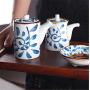 Mini Spice Jars Japanese retro hand-painted seasoning pot home restaurant supplies