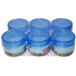 Milton Crisp And Clear, Round Storage Pet Jars Set Of 6 (50 ML)