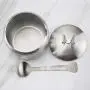 Xyxiaolun Sugar Bowl, 2 Sizes Sugar Container with Spoon Stainless Steel Multi-Function Spice Condiment Jar for Home and Kitchen Storage Organization Xyxiaolun Sugar Bowl, 2 Sizes Sugar Container with Spoon Stainless Steel Multi-Function Spice Condiment Jar for Home and Kitchen Storage Organization