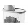 Kitchen multi-grain sealed cans, plastic transparent grain storage box, food storage storage tank set of 4