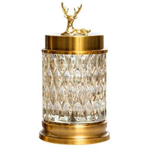joyMerit Kitchen Canister Set With Airtight Lid For Food Storage, Store Coffee, Sugar, Tea, Spices, Dry Food and More (Deer Statue)