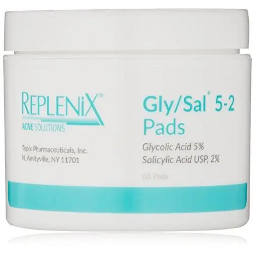 Replenix Acne Solutions Exfoliating Acne Pads, 60 Count