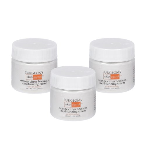 25% Beeswax Cream 1 Oz Jar Orange Citrus 3 piece bundle