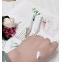 6PCS 15ML/0.5oz Empty White Plastic Soft Squeeze Tubes Cosmetic Eye Cream Tube Bottle with Silver Cap Makeup Sample Travel Packing Container Jars Dispenser for Eyecream Lip Balm Gloss DIY Beauty Tool