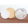 3PCS Empty Refillable Frosted Glass Cream Jars Tins with Wood Grain Lid and Liner Portable Travel Cosmetic Container Bottles Holder Pots Vials for Cream Gel Ointments Skin Care (10g/10ml/0.34oz)