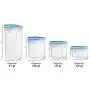 Shazo Food Storage Containers 20-Piece Set (10 Container Set) - Airtight Dry Food with Innovative Dual Utility Interchangeable Lid, FREE 14 pc Measuring Cups/Spoons, One Lid Fits All, Freezer Safe