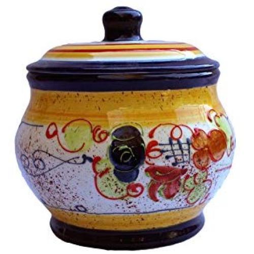 Storage Jar - 1.5 Quarts - Hand Painted in Spain - Splash! Design