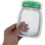 Qingsi 5 Pcs Mason Jar Zipper Bags Snack Sandwich Ziplock Bags Airtight Seal Storage Bags Leakproof Food Saver Bags for Travel Camping Picnic Qingsi 5 Pcs Mason Jar Zipper Bags Snack Sandwich Ziplock Bags Airtight Seal Storage Bags Leakproof Food Saver Bags for Travel Camping Picnic