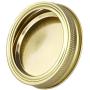 IEFIEL 8Pcs 70mm Stainless Steel Air Tight Replacement Screw Bands/Rings with Discs for Mason Canning Jars Gold One Size