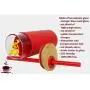 Roter Becher mit Strohhalse, 20 OZ Becher, rote Tasse mit Strohhalse, Glasbecher, Kaffeetasse, Becher mit Strohhalse, Glasbecher mit Deckel, Niedliche Kaffeetassen, heiße Kaffeetassen, Smoothie-Becher