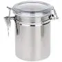 Stainless Steel Coffee Tea Candy Beans Milk Powder Food Sealed Cans Pots Storage Spice Jars with Transparent Covers 4pcs/pack Stainless Steel Coffee Tea Candy Beans Milk Powder Food Sealed Cans Pots Storage Spice Jars with Transparent Covers 4pcs/pack