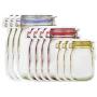 20 Pcs Reusable Jar Bottles Bags Nuts Candy Cookies Bag Seal Fresh Food Storage Bag Snacks Zipper Sealed Kitchen Organizer,A3