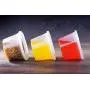Kitchen Food Storage Jar Airtight Food Storage Deli Food Storage Containers with Lids, 16 Ounce, 50 Count