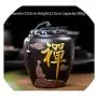 Creative Lovely Little Monk Tea Cans Vintage Black Coarse Pottery Tea Caddy Spice Bottles Powder Storage Jar Coffee Nut Canister,C Creative Lovely Little Monk Tea Cans Vintage Black Coarse Pottery Tea Caddy Spice Bottles Powder Storage Jar Coffee Nut Canister,C