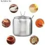 Xyxiaolun Sugar Bowl, 2 Sizes Sugar Container with Spoon Stainless Steel Multi-Function Spice Condiment Jar for Home and Kitchen Storage Organization Xyxiaolun Sugar Bowl, 2 Sizes Sugar Container with Spoon Stainless Steel Multi-Function Spice Condiment Jar for Home and Kitchen Storage Organization