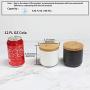 TNKML Ceramic Spice Jar Food Storage Tank Ceramic Food Storage Tank With Storage Bag And Wooden Cover Portable Sealed Food Storage Tank Spice Container