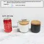 TNKML Ceramic Spice Jar Food Storage Tank Ceramic Food Storage Tank With Storage Bag And Wooden Cover Portable Sealed Food Storage Tank Spice Container TNKML Ceramic Spice Jar Food Storage Tank Ceramic Food Storage Tank With Storage Bag And Wooden Cover Portable Sealed Food Storage Tank Spice Container