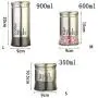 Kitchen Sticker - Stainless Steel Seasoning Storage Bottles Jars Home Storage Organization Accessories Kitchen Glass Spice Bottle Kitchen Sticker - Stainless Steel Seasoning Storage Bottles Jars Home Storage Organization Accessories Kitchen Glass Spice Bottle