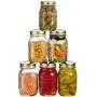 Bormioli Rocco Quattro Stagioni Glass Mason Jars - (17 Ounce) with Gold Airtight Lid for Canning, Fermenting, Preserving, Storing, Italian Made Glass Jar (6 Pack) Bormioli Rocco Quattro Stagioni Glass Mason Jars - (17 Ounce) with Gold Airtight Lid for Canning, Fermenting, Preserving, Storing, Italian Made Glass Jar (6 Pack)
