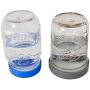 MJL Leak Proof Plastic Storage Lids With Silicone Liners For Mason Jars (5 Pack, Wide Mouth)