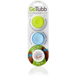 Humangear GoTubb, 3-Pack, Small (0.4oz), Clear/Green/Blue