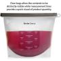 Reusable Food Storage Bags Microwave and Freezer Safe Leakproof Steam and Boil Friendly Includes 4 Clear Quart Size Silicone Resealables and One Scrubbing Pad by Enviro-Savvy