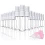 20pcs Spray Bottles Mist Plastic Mini Spray Bottlec(15pcs 10ml and 5pcs 20ml) with 2 Funnels and 1 Cleaning Cloth for Essential Oils Makeup and Perfume