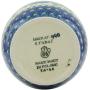 Polish Pottery Jar with Lid 5-inch Cobalt Poppies UNIKAT