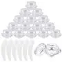 60pcs 5 Gram Clear Jars Plastic Jars Plastic Cosmetic Container Empty Cosmetic Sample Containers Transparent 5G/5ML Plastic Pot Jars for Make Up, Eye Shadow, Nails, Powder, Paint, Jewelry 60pcs 5 Gram Clear Jars Plastic Jars Plastic Cosmetic Container Empty Cosmetic Sample Containers Transparent 5G/5ML Plastic Pot Jars for Make Up, Eye Shadow, Nails, Powder, Paint, Jewelry