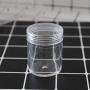 120/150Ml Pet Container Round Clear Jar Pot Storage Bottle For Diy Slime Clay Makeup Cosmetic Cream Nail Box Square With Lid,120Ml