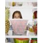 Rosymity Food Bags - For Vegetable Snack Meat, Leakproof Seal Saves Space, A Reusable Solid Color Silicone Food Storage Bag Container，Szseven kindly