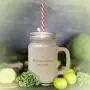Forest GreenWhat We Learn With Pleasure We Never Forget Frosted Glass Mason Jar With Straw
