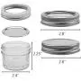 Tébery 16 Pack Bouteilles en Verre Mason 4 OZ avec Ronds et Couvercles, 16 Ronds Supplémentaires et 40 Étiquettes à Tableau Blanc Inclus Tébery 16 Pack Bouteilles en Verre Mason 4 OZ avec Ronds et Couvercles, 16 Ronds Supplémentaires et 40 Étiquettes à Tableau Blanc Inclus