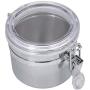 Coffee Jar, Stainless Steel Coffee Canister Food Storage Jar Tea Sugar Milk Powder Container(107.4cm)