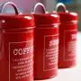 Bouteille de conservation alimentaire Homozy - Bouteille de conservation alimentaire avec couvercle métallique étanche, kit de bocaux de conservation alimentaire pour la maison et la cuisine, idéal pour le café, le sucre, le thé - Rouge Bouteille de conservation alimentaire Homozy - Bouteille de conservation alimentaire avec couvercle métallique étanche, kit de bocaux de conservation alimentaire pour la maison et la cuisine, idéal pour le café, le sucre, le thé - Rouge