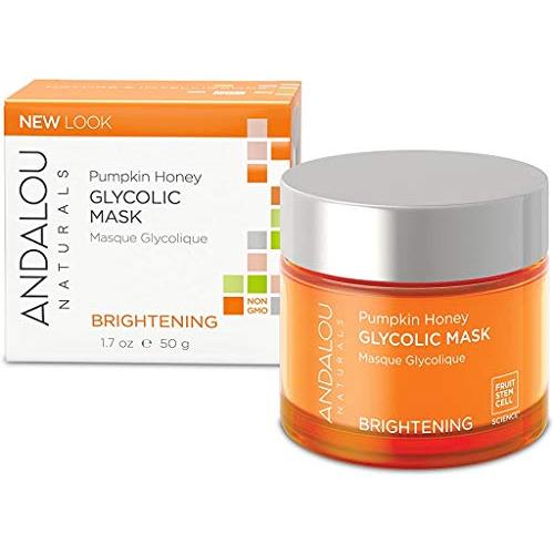 Andalou Naturals Glycolic Brightening Mask With Pumpkin Honey - 1.7, Oz