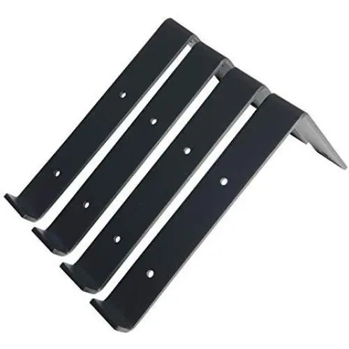 Étagères Murale - Pack de 4 - Supports Industriels Rustiques en Métal Fer pour Étagères Murales DIY avec Bord - Inclut Matériel (7,25 po) Étagères Murale - Pack de 4 - Supports Industriels Rustiques en Métal Fer pour Étagères Murales DIY avec Bord - Inclut Matériel (7,25 po)