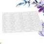 HEALLILY 1 PC 12 Grids Storage Box Set Kit Desktop Transparent Dustproof Container Organizer Medicine Jewelry Holder Display Case
