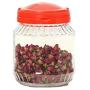 Portable sealed glass storage jars food grains for honey candy dried fruit snacks storage dispenser Containers (Size : 1500ml)