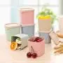 WANGLX ST Plastic Sealed Cans Grain Storage Tank Storage Box Kitchen Food Storage Jar for Serving Tea, Coffee, Spice,Flour, Sugar, Cereals, Leakproof and More
