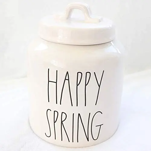 Rae Dunn by Magenta Happy Spring Canister Rae Dunn by Magenta Happy Spring Canister
