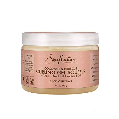 Shea Moisture Coconut & Hibiscus Curling Gel Souffle, 12 Ounce