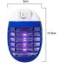 4er Pack Elektro-Mückenvernichter mit UV-LED Nachtlicht, Elektronische Insekt-Fliegenfalle für Innen- und Außenbereich