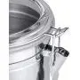 Canisters Sets for The Kitchen, 4 Pcs Stainless Steel Storage Containers for Flour, Sugar, Food and Coffee, 27oz 37oz 47oz 62oz Kitchen Canisters with Acrylic Airtight Cover For Kitchen Counter