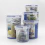 Yl Ly Food Storage Box Round Plastic Storage Box Pp Material Soup Jar Food Storage Storage Box Storage Tank Milk Powder Tank Lock Buckle_700Ml