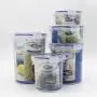 Yl Ly Food Storage Box Round Plastic Storage Box Pp Material Soup Jar Food Storage Storage Box Storage Tank Milk Powder Tank Lock Buckle_700Ml